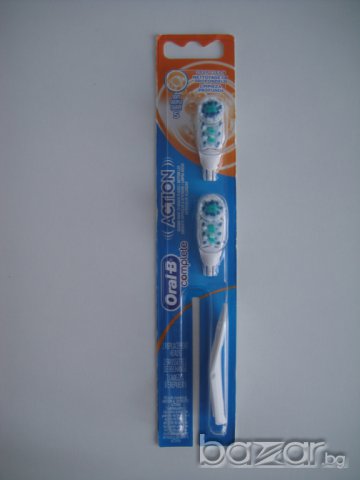 Рез. накрайници - Oral B Crossaction Power Battery Toothbrush Refill Heads, Soft - 2 бр., снимка 2 - Други - 7991222