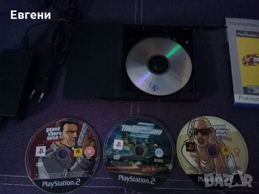 Плейстейшън 2 Playstation 2 пълен комплект с 10 бр. Игри на дискове, снимка 2 - Други игри и конзоли - 22638926