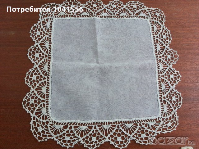 кърпички с дантела  плетени на една кука , снимка 5 - Антикварни и старинни предмети - 11102776