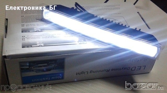 E4 Сертификат 2 x 8 Led лед Drl Дневни Светлини, Размери: 16см x 2см/led Drl Daytime, снимка 2 - Аксесоари и консумативи - 8699729