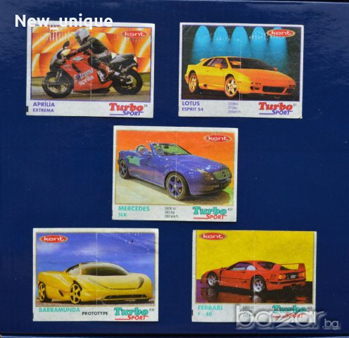 Картинки от дъвки Турбо и други с коли - колекционирам!, снимка 4 - Колекции - 20927746