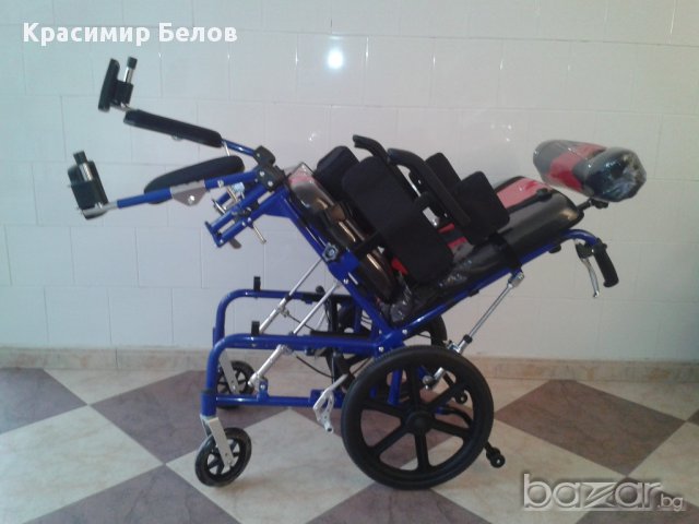 Инвалидна количка за деца и юноши с детска церебрална парализа(ДЦП), снимка 5 - Детски колички - 13579694