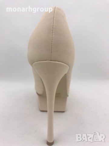 Дамски обувки Amelia-Beige, снимка 4 - Дамски обувки на ток - 25440007