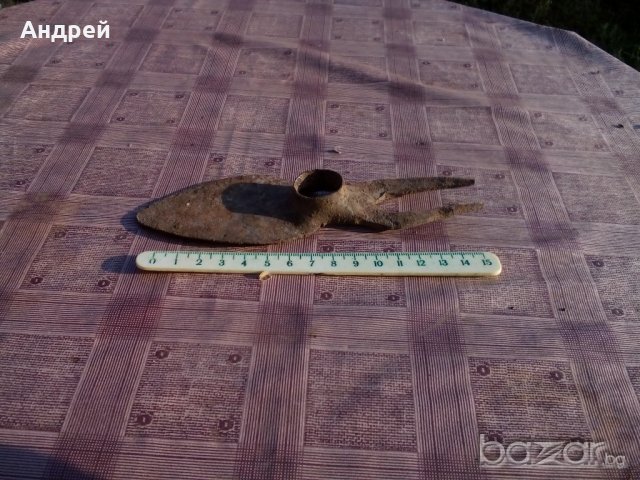 Старинна мотика,мотичка,прашулче #2, снимка 5 - Градински инструменти - 19477463