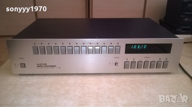 macLair-stereo tuner-made in japan-внос швеицария, снимка 4 - Ресийвъри, усилватели, смесителни пултове - 24536013