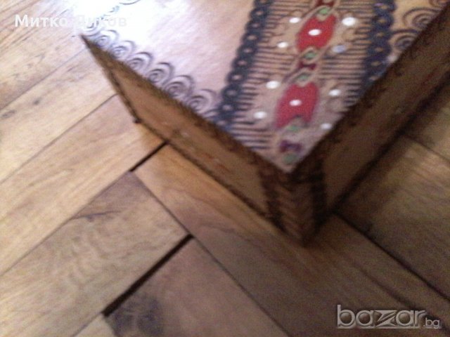 Кутия дървена диагонал, снимка 2 - Декорация за дома - 20791044