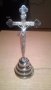 красив метален кръст с основа-26х11см-внос швеицария, снимка 2