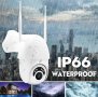 Водонепромокаема FULL HD 1080P PTZ 355° Моторизирана Камера WiFi Микрофон Карта Слот PIR Сензор, снимка 2