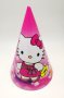 Hello Kitty Хелоу Кити Коте картонена малка парти шапка рожден ден, снимка 2