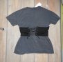 НОВА тениска с корсаж Bershka, снимка 1