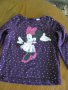 НАМАЛЕНА - Страхотна блузка Мини Маус Х&м - размер 1-1 1/2 г. , снимка 1 - Бебешки блузки - 11993611