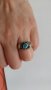 Красив сребърен пръстен с тюркоаз, снимка 3