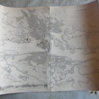 Стара карта Стокхолм 1836, снимка 7 - Колекции - 25432967