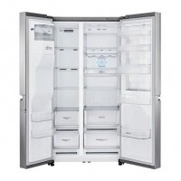 Хладилник с фризер LG GSL760PZXV*** , 601 l, F , No Frost , Инокс, снимка 2 - Хладилници - 23654858