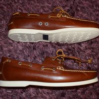 Polo Ralph Lauren Tan Merton Leather Shoes , снимка 4 - Мокасини - 25034854