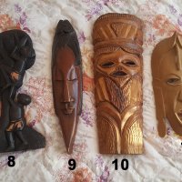 Дървени маски за стена ретро декор дърворезба, снимка 2 - Декорация за дома - 26123429