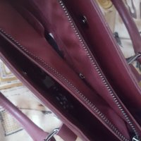 Дамска чанта марка Even&Odd, цвят бордо, снимка 5 - Чанти - 23203693