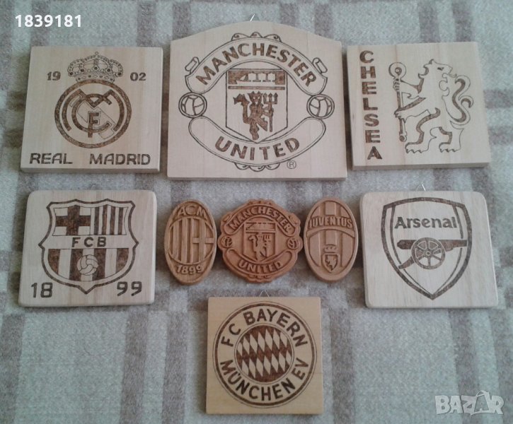  Футболни сувенири - емблеми/лого на отбори, снимка 1