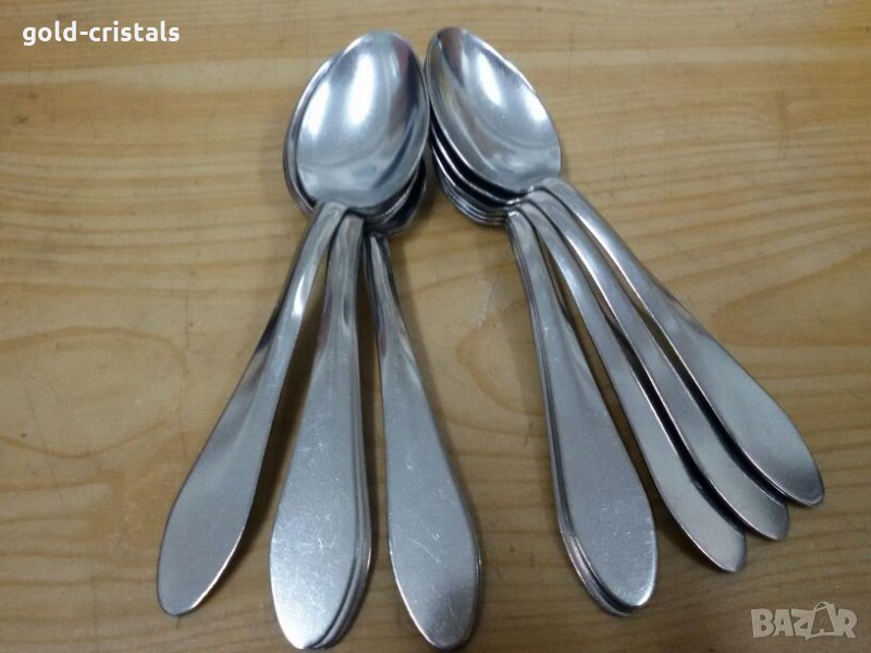  лъжички хром Силистра алпака неръждаеми, снимка 1