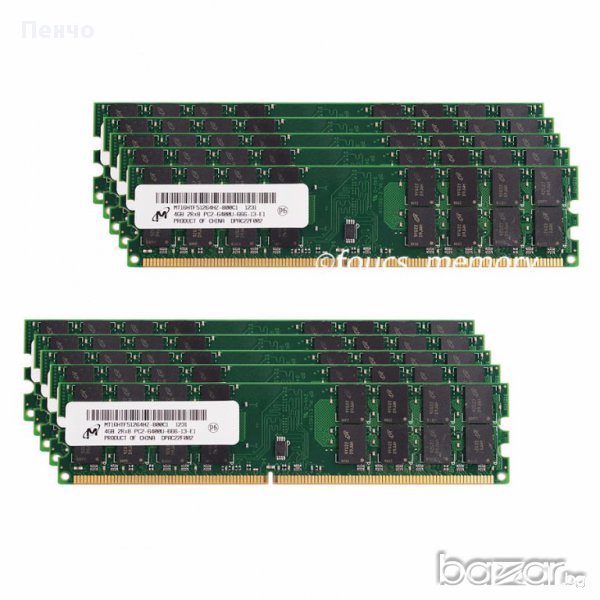 Kingston 8GB 2X4GB RAM РАМ ПАМЕТ за АМД PC2-6400 DDR2-800MHZ 240pin Memory AMD, снимка 1