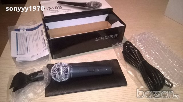 shure sm58-комплект микрофон-внос швеицария, снимка 7 - Микрофони - 19236667