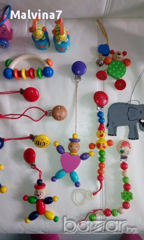 Дървени играчки и дрънкали, снимка 4 - Рисуване и оцветяване - 17775207