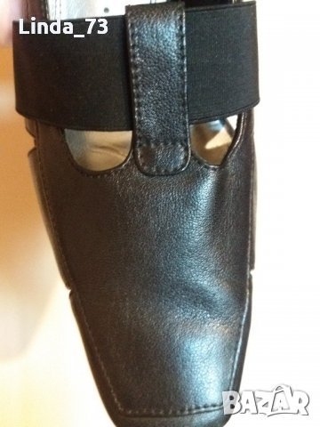 Дам.обувки-"HÖGL"-/ест.кожа/-№39-40,цвят-черни. Закупени от Австрия., снимка 7 - Дамски обувки на ток - 22386669