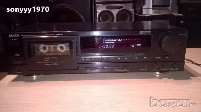 ПОРЪЧАН-Denon drm-710 deck 3 head/hx pro/fine bias/3 motor, снимка 6 - Ресийвъри, усилватели, смесителни пултове - 15083833