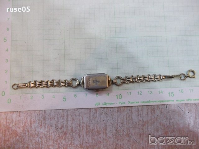 Часовник дамски стар с верижка и панта на капака, снимка 4 - Дамски - 20537531