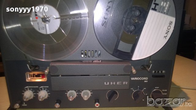uher variocord 263-stereo-made in w.germany-ретро ролка-внос швеицария, снимка 10 - Ресийвъри, усилватели, смесителни пултове - 9792698
