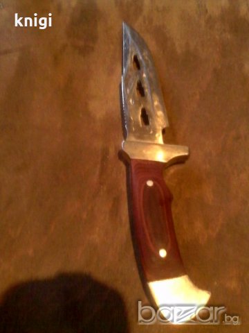 Боен нож от масивна стомана, снимка 2 - Ножове - 19524703