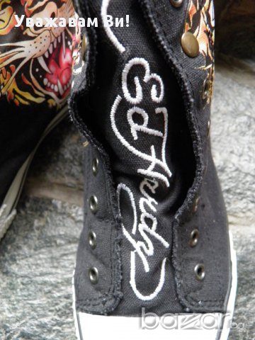  Ed Hardy оригинални унисекс кецове Uk3,5/37, снимка 6 - Кецове - 7782542
