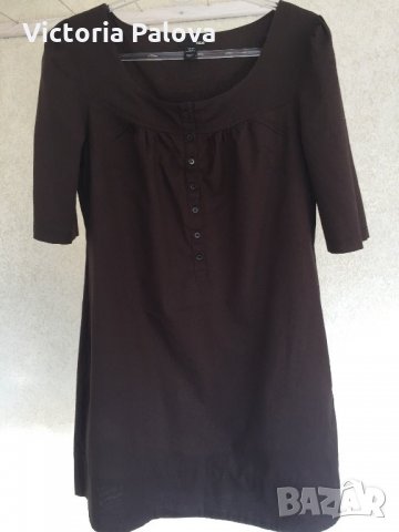 Нежна спортна блуза, памук,шоколад, снимка 3 - Туники - 22718773