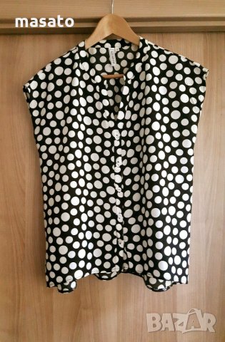 RAINBOW - риза/блуза на точки, снимка 2 - Ризи - 21687122