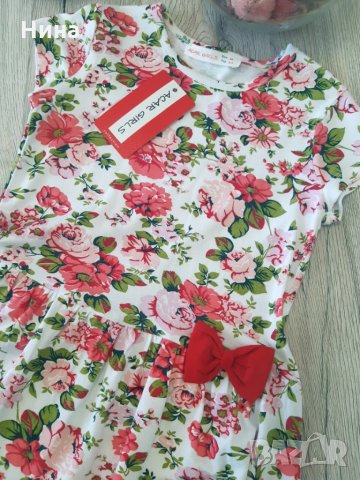 Рокля на цветя, снимка 2 - Детски рокли и поли - 25658863