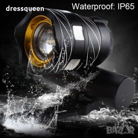 ZK30 Фар за велосипед с USB T6 1600LM, снимка 11 - Аксесоари за велосипеди - 24774040