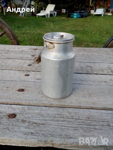 Стара алуминиева котленка #2, снимка 3 - Антикварни и старинни предмети - 26158488