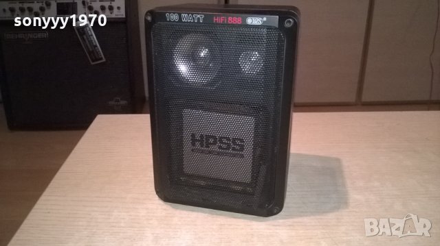 100watt hifi 888-mettal-тонколона-1бр-внос швеицария, снимка 2 - Тонколони - 24235308