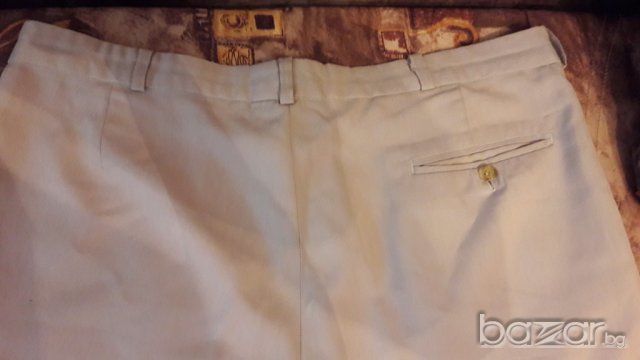 Мъжки къс панталон с маншети светло бежов №50, снимка 4 - Къси панталони - 18817979