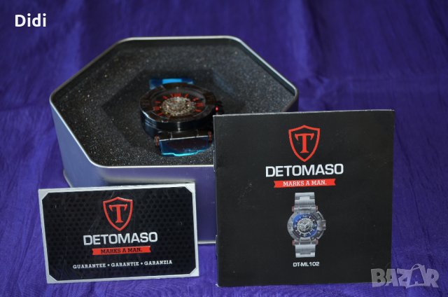Detomaso Machineer DT-ML102-A автоматичен часовник, снимка 3 - Мъжки - 25305081