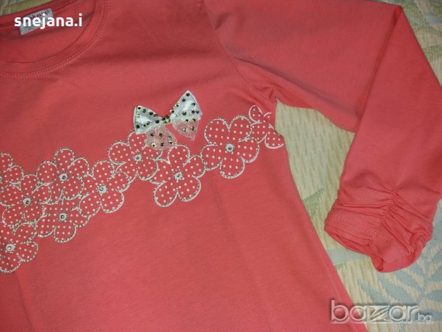 Нова блузка 128 см, снимка 2 - Детски Блузи и туники - 19502924