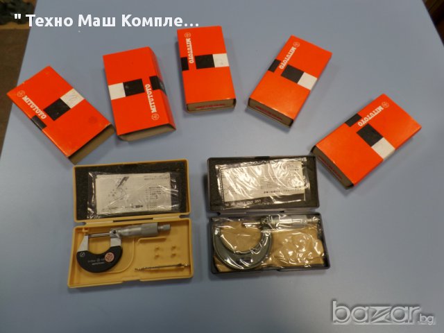 Микрометри Mitutoyo, снимка 15 - Други машини и части - 8980005