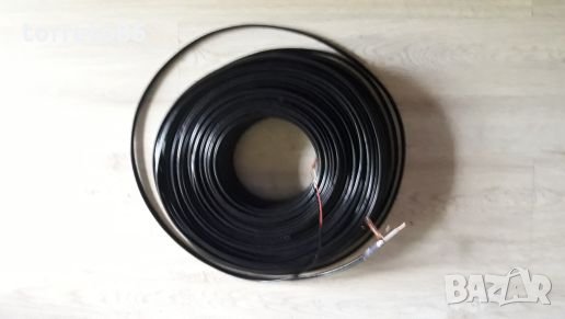Продавам кабел за видеонаблюдение RG59(CU)+2x0.50CCA токов с UV защита може и на метър.