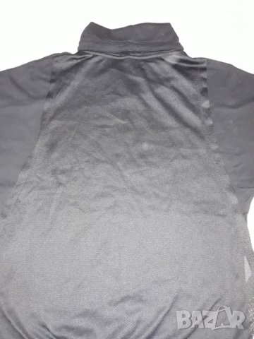 Черна мъжка блуза с къс ръкав марка Zara , снимка 3 - Ризи - 23841847