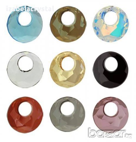 Колие Сваровски ''Victory'' 28мм. Crystals from SWAROVSKI ® , снимка 3 - Колиета, медальони, синджири - 11453647