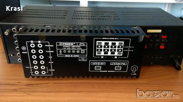 Усилвател Fisher CА-67., снимка 5 - Ресийвъри, усилватели, смесителни пултове - 10376250