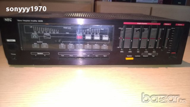 nec a800e stereo amplifier-400watts-made in japan-внос швеицария, снимка 4 - Ресийвъри, усилватели, смесителни пултове - 11453872