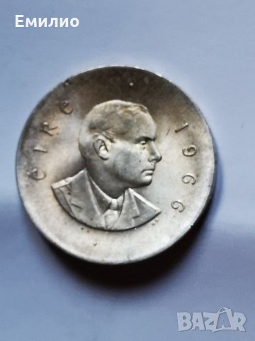 EIRE SHILLING 1966 SILVER ERROR, снимка 3 - Нумизматика и бонистика - 25403257