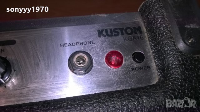 kustom by celestion kga16 usa-guitar amplifier-внос англия, снимка 12 - Ресийвъри, усилватели, смесителни пултове - 22816763