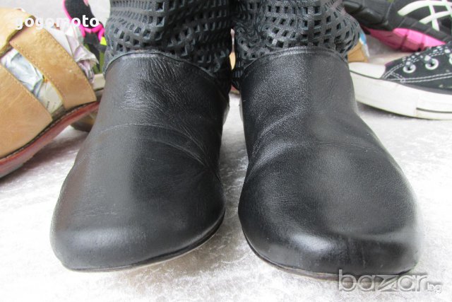 ЕСЕННИ, ПРОЛЕТНИ, летни дамски ботуши, 100% естествена кожа,N- 39, GOGOMOTO.BAZAR.BG, снимка 17 - Дамски ботуши - 16500520